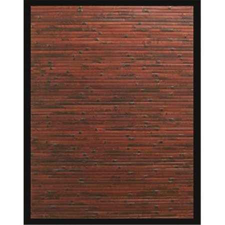 WORK-OF-ART 6 ft. x 9 ft. COBBLESTONE Bamboo Area Rug WO2521507